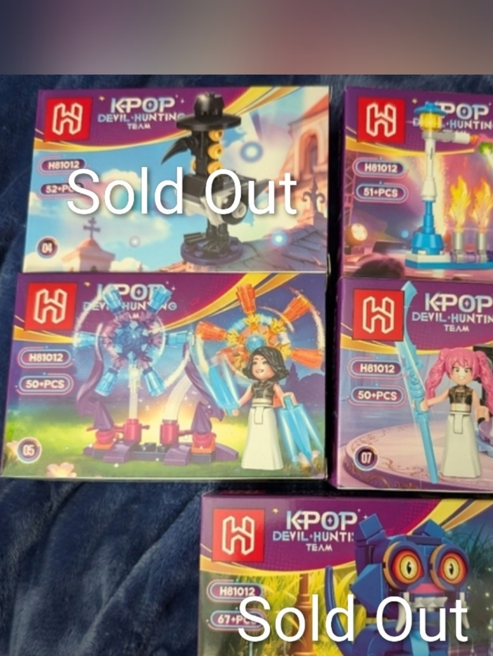 1 New KPOP Demon Hunters  Building Blocks Set